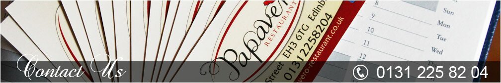 Papavero Edinburgh Contact Us