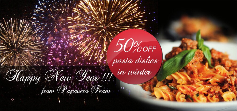 Pasta 50 off in papavero edinburgh